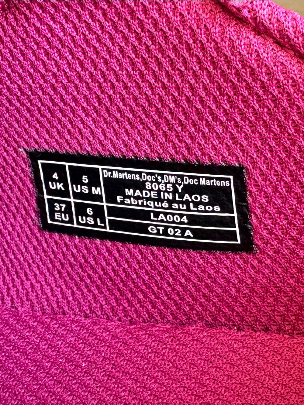 Doc Dr. Martens Pink Glitter Double-Buckle Mary Jane Shoes Boots Women 6 NEW - Picture 13 of 13